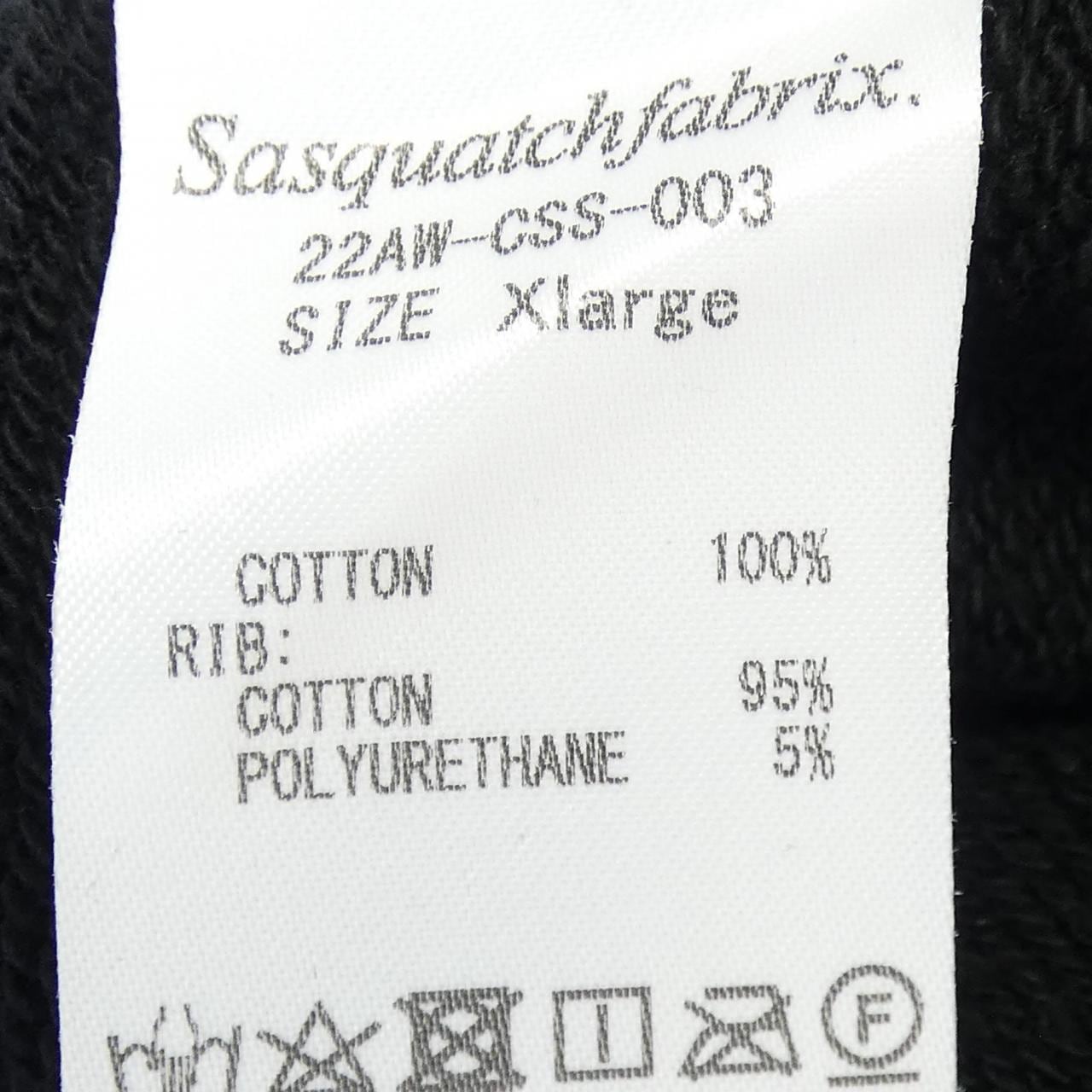 サスクワッチファブリ SASQUATCHfabrix スウェット