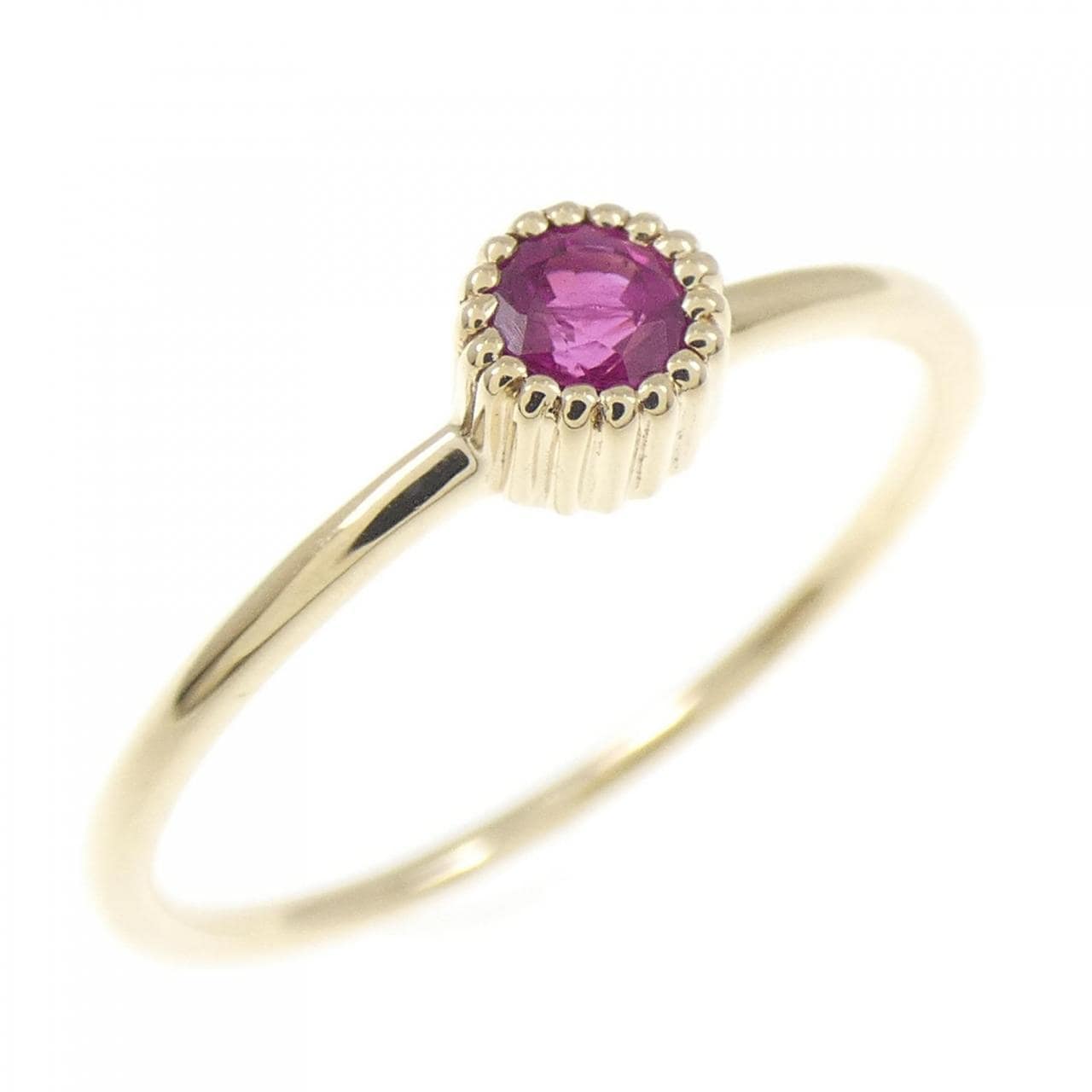 K10PG ルビー リング