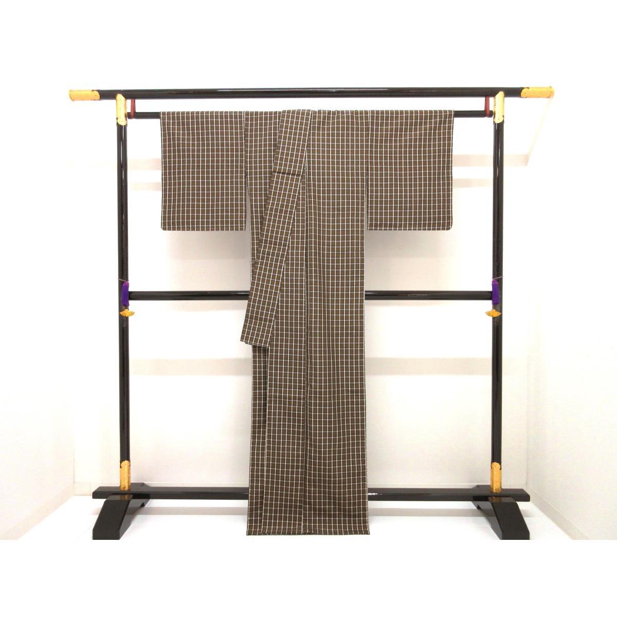 【未使用品】単衣　紬織