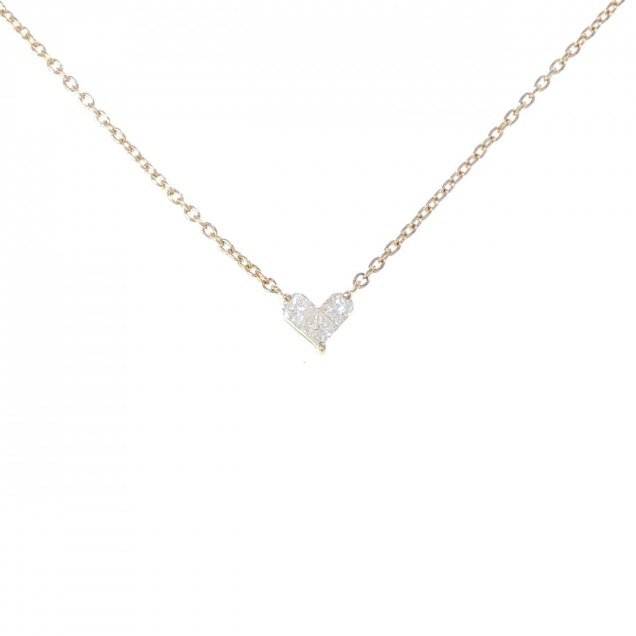スタージュエリー ミステリアスハート ネックレス 0.15CT