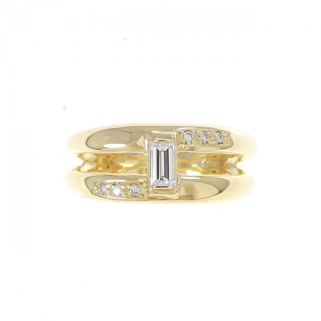 K18YG ダイヤモンド リング 0.22CT