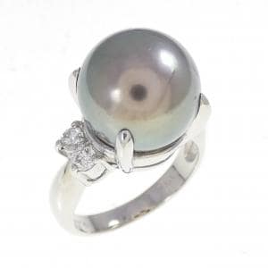 PT900 黒蝶パール リング 11.7mm