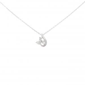 K18WG ダイヤモンド ネックレス 0.08CT