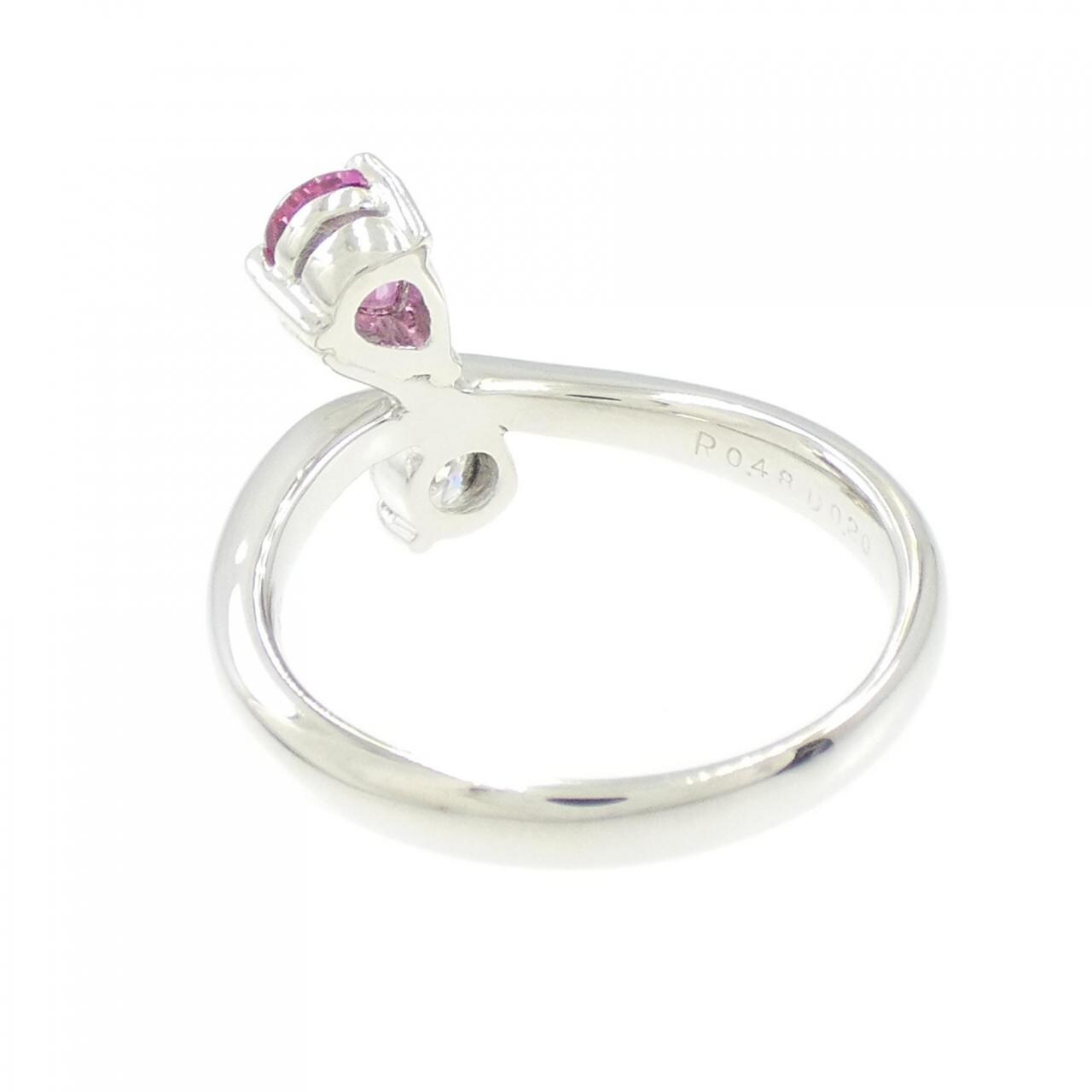 PT ルビー リング 0.48CT