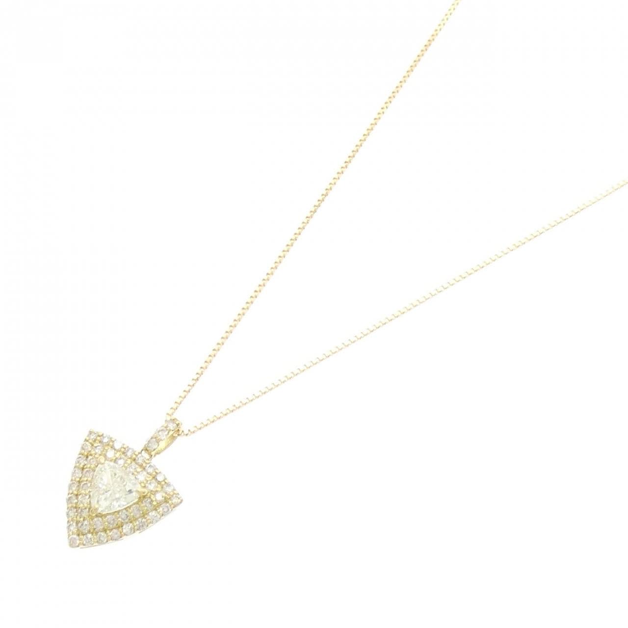 【新品】K18YG ダイヤモンド ネックレス 0.28CT