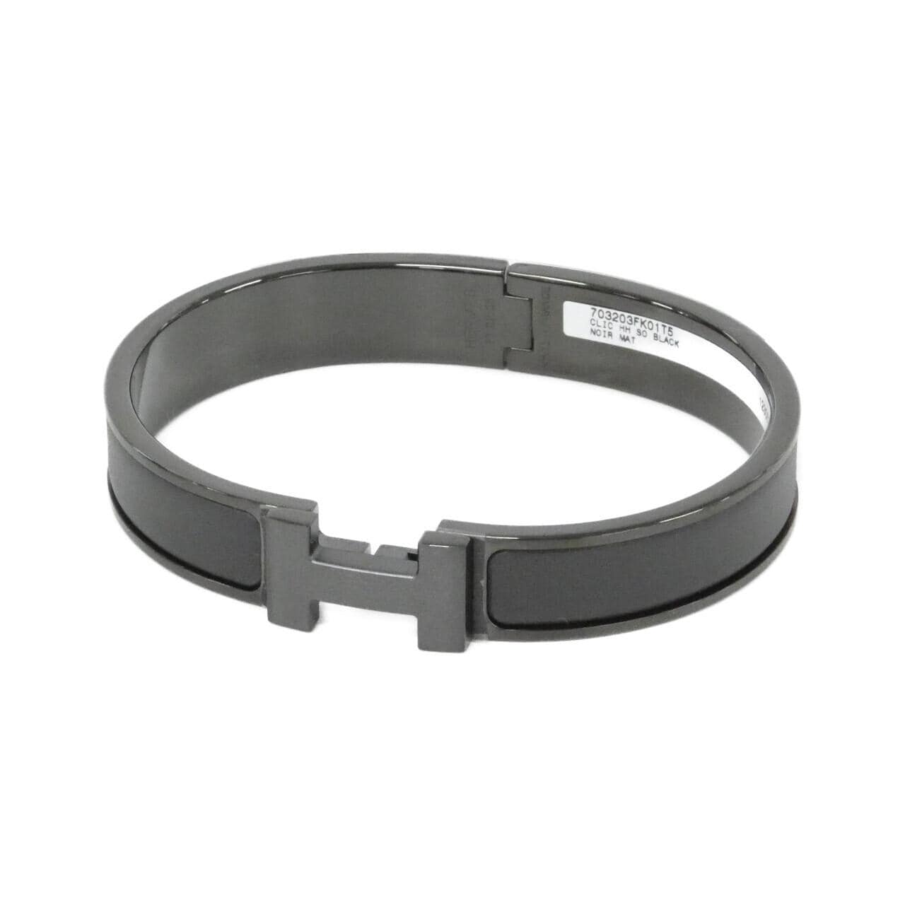 【未使用品】エルメス クリック アッシュアッシュ ソー ブラック 703203FK ブレスレット