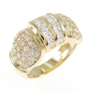 K18YG ダイヤモンド リング 1.57CT