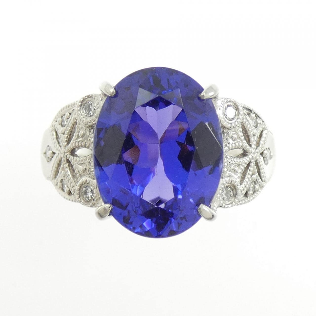 PT900 タンザナイト リング 5.10CT