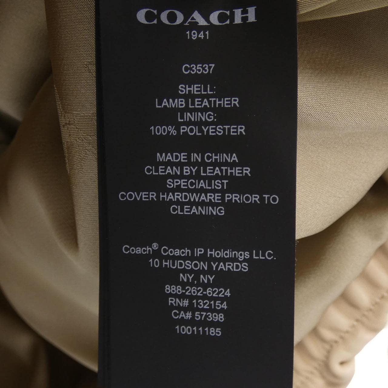 Coach COACH皮夾克