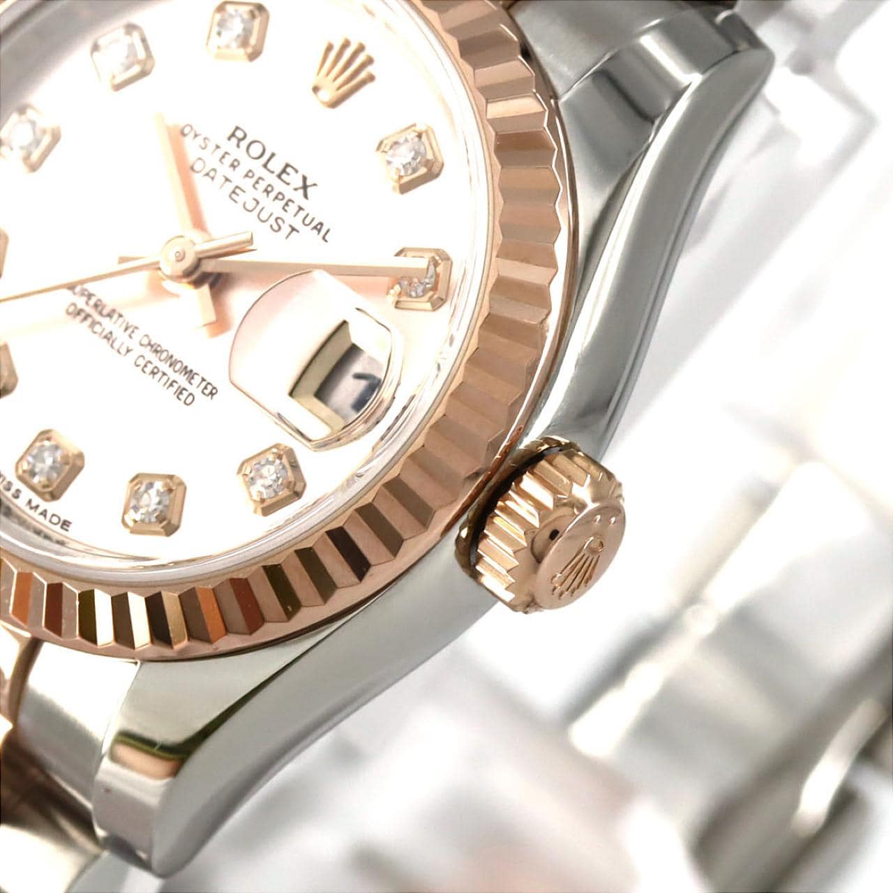 ロレックス デイトジャスト 179171G SSxPG 自動巻 ランダム番