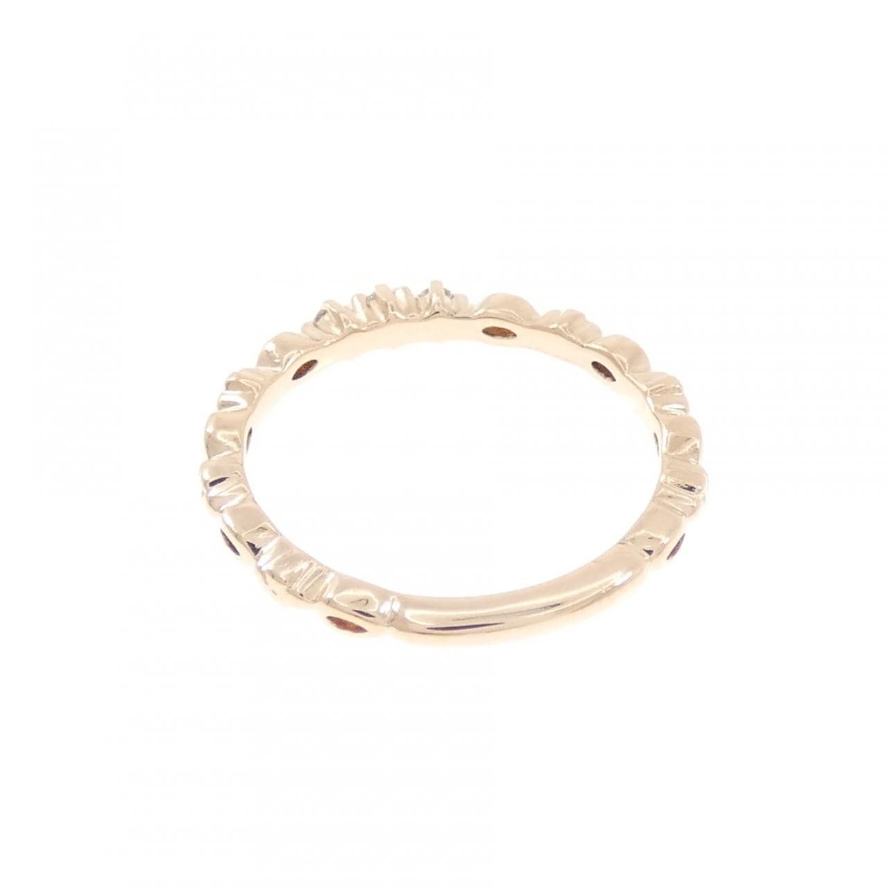 4゜C ダイヤモンド ピンキーリング