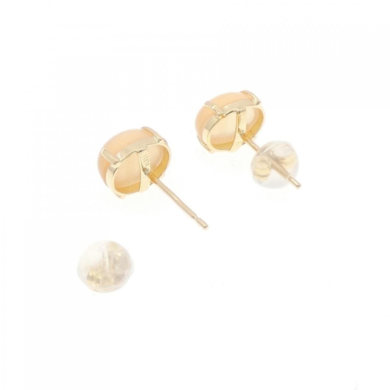 K18YG ムーンストーン ピアス