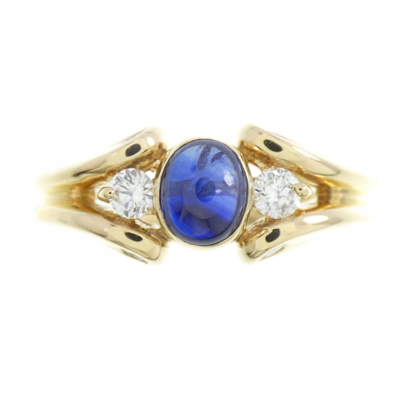 750YG Sapphire Ring 0.72CT