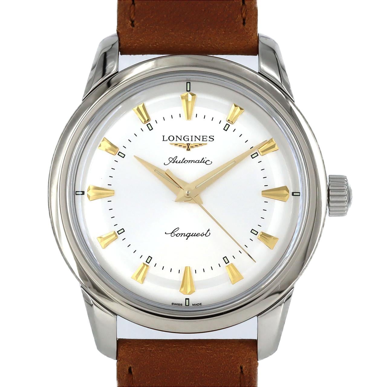 [未使用品] LONGINES Conquest Heritage L1.649.4.72.2 SS自动上弦