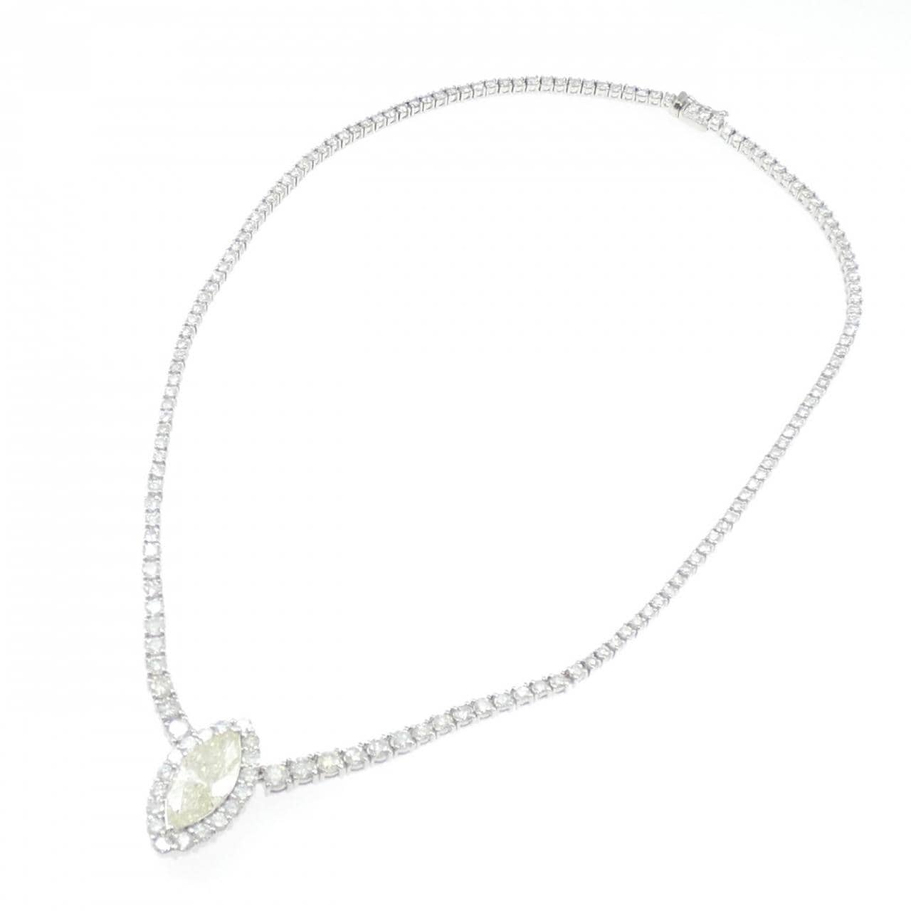 PT900/PT850 ダイヤモンド ネックレス 4.424CT