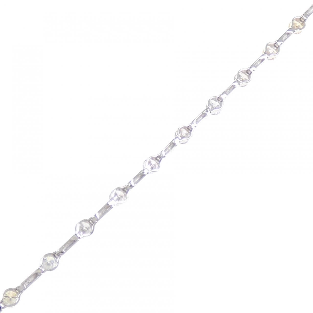 K18WG ダイヤモンド ブレスレット 2.32CT