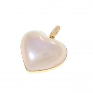 K18YG ハート マベパール ペンダント