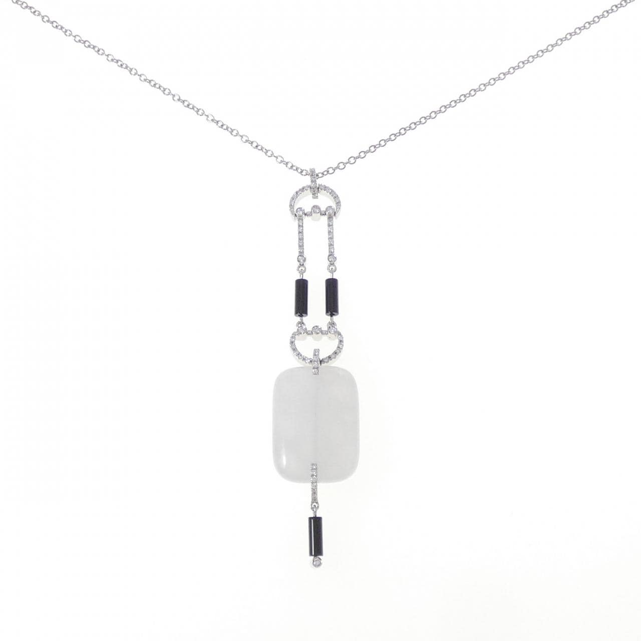 750WG カラーストーン ネックレス