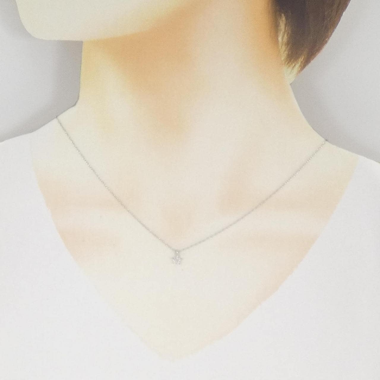 サマンサティアラ スター ダイヤモンド ネックレス 0.06CT