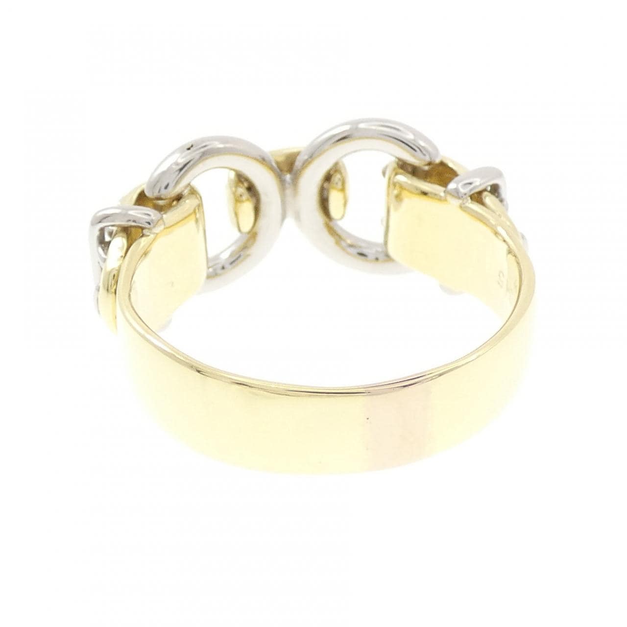 K18YG/PT900 Diamond Ring 0.15CT