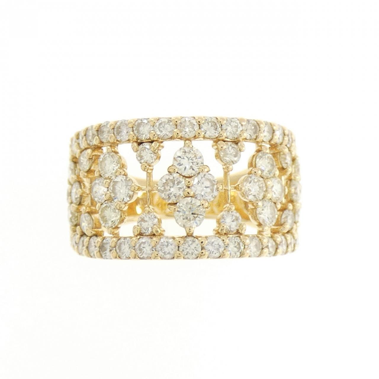 K18YG ダイヤモンド リング 2.00CT