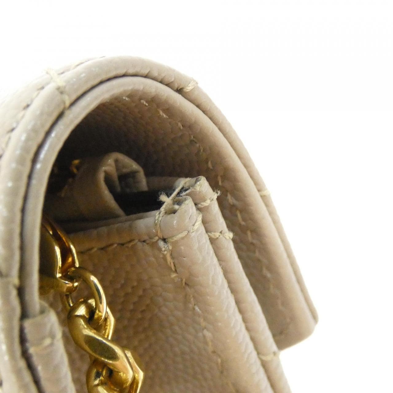 サンローラン カサンドラ 742920 BOW01 チェーンウォレット