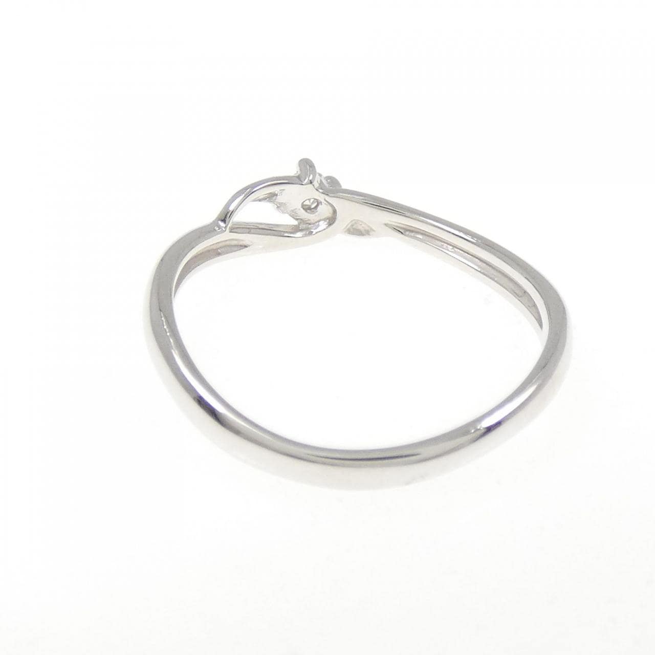 K18WG ダイヤモンド リング 0.05CT