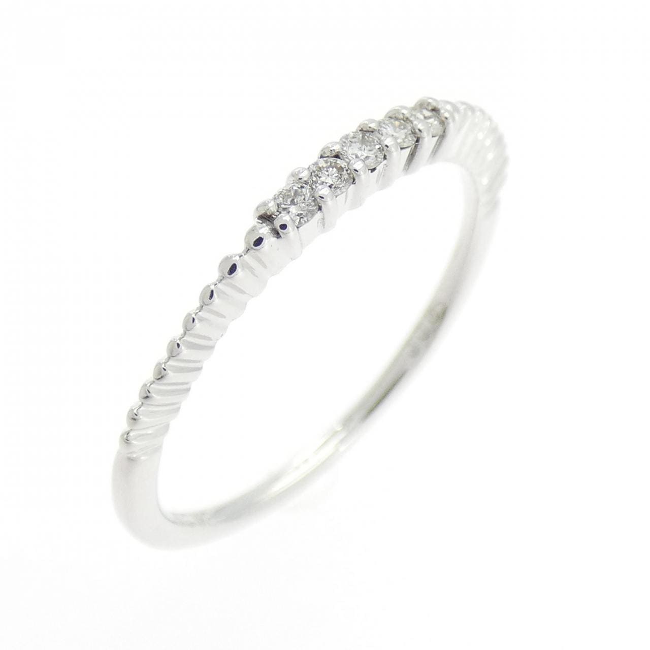 K10WG ダイヤモンド リング 0.06CT