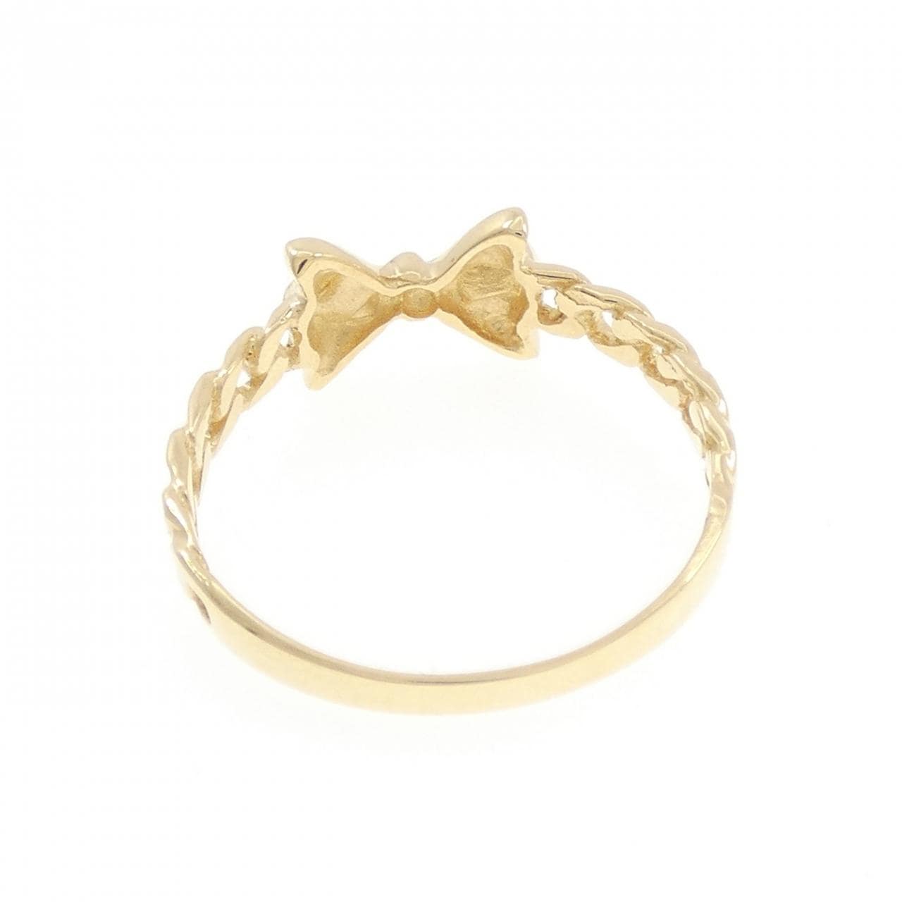 K18YG リボン リング