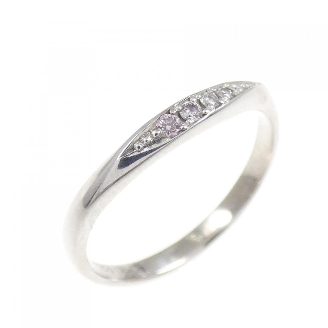 PT950 ダイヤモンド リング 0.045CT