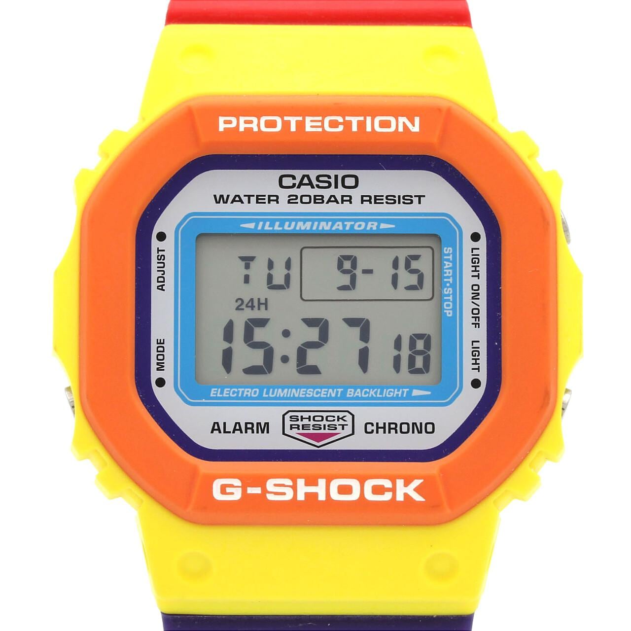 カシオ サイケデソック･マルチ･カラーズ DW-5610DN-9JF ラバー クォーツ