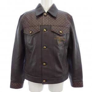 ルイヴィトン LOUIS VUITTON エンベリッシュドレザートラッカージャケット HSL85EBQV レザージャケット