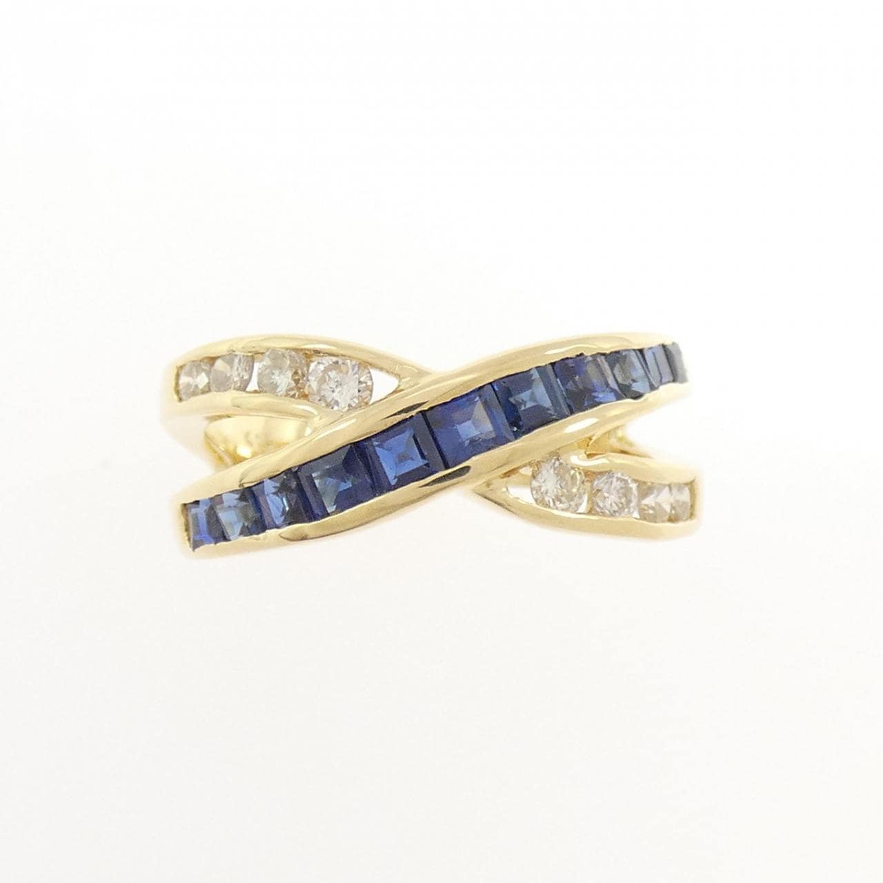 K18YG サファイヤ リング 0.97CT
