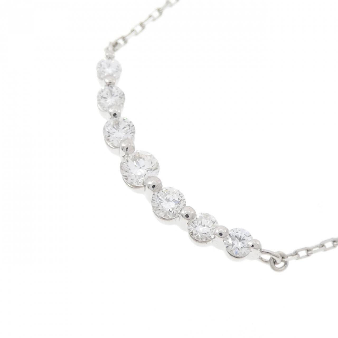 PT900 ダイヤモンド ネックレス 0.50CT