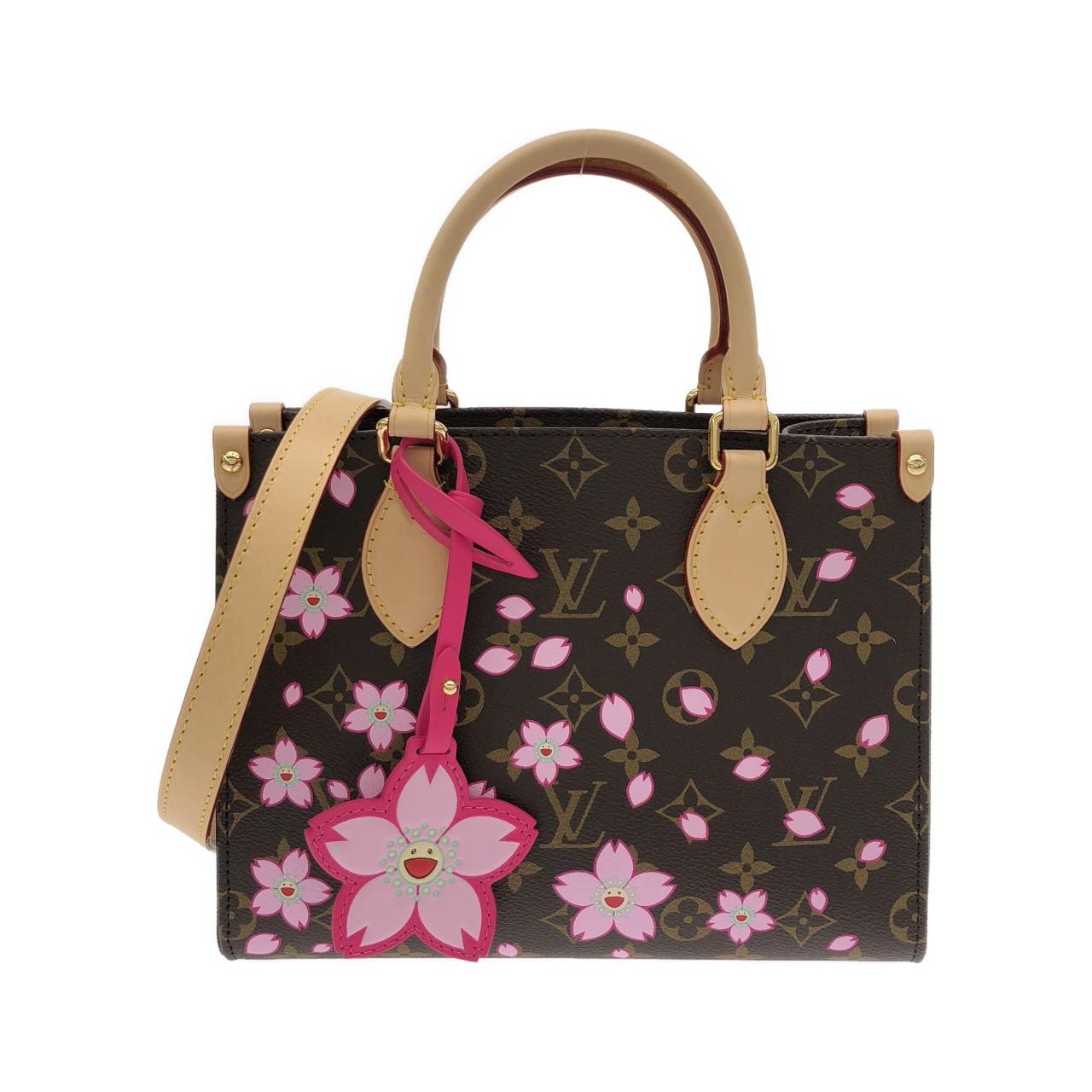 ルイヴィトン モノグラム チェリー ブロッサム(LV X TM) オンザゴー PM M13269 バッグ