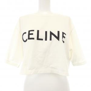 セリーヌ CELINE CELINEプリント クロップドTシャツ 2X761671Q Tシャツ