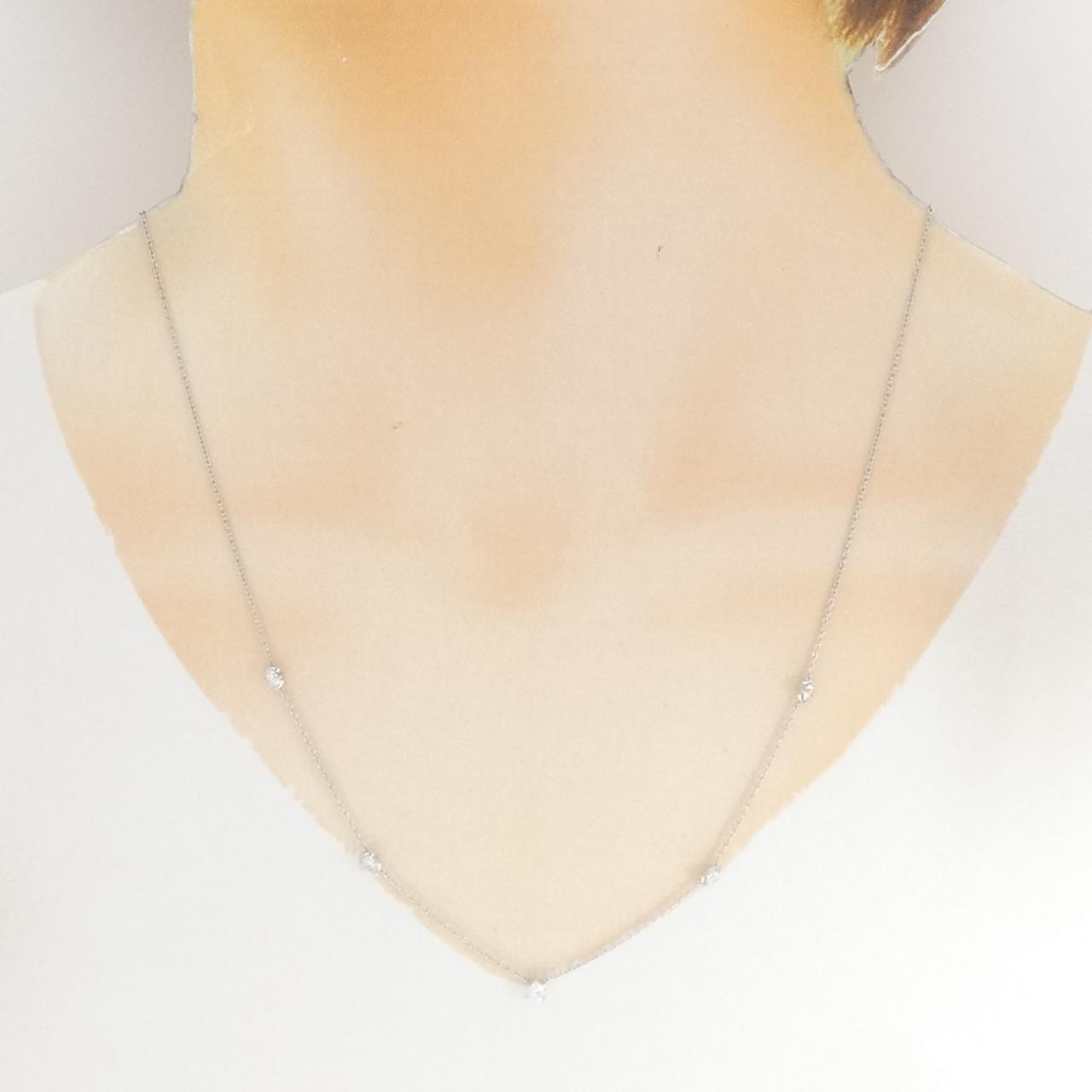 PT900/PT850 ダイヤモンド ネックレス 0.50CT