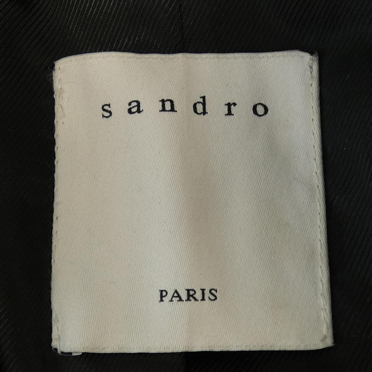 サンドロ SANDRO レザーライダースジャケット