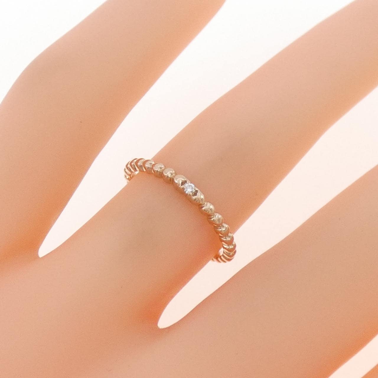 K10PG ダイヤモンド リング 0.01CT