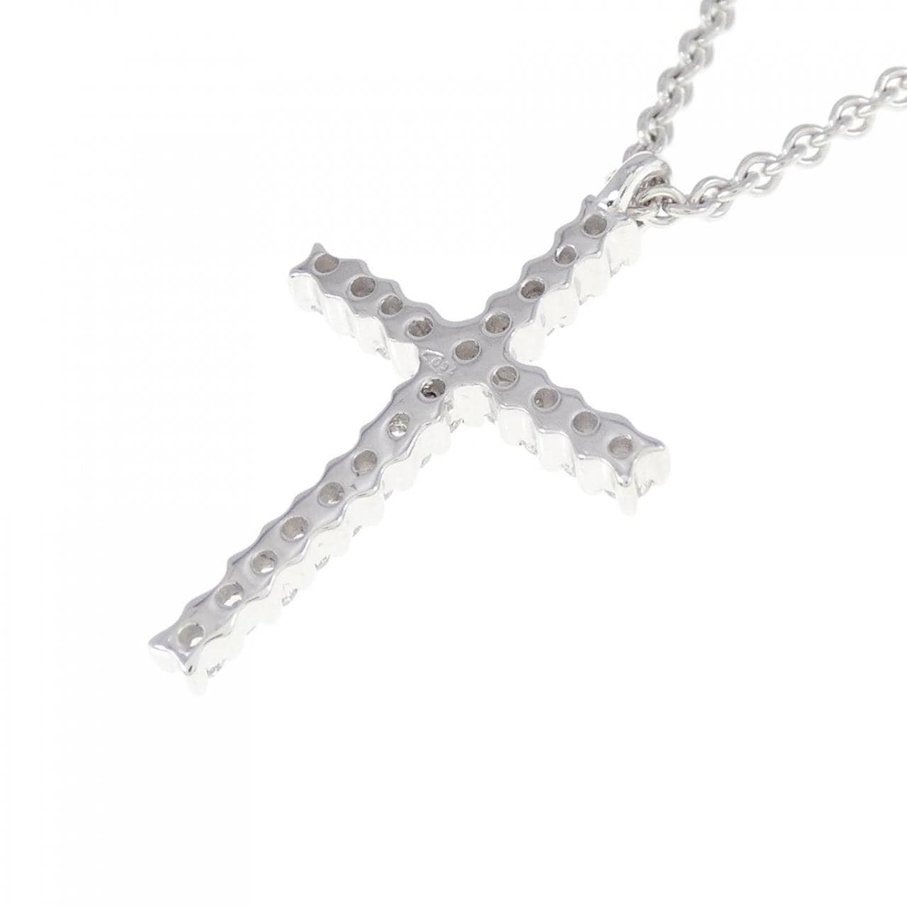 PONTE VECCHIO Cross Diamond Necklace 0.18CT