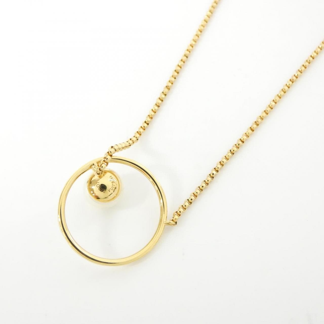 ルイヴィトン ネックレス LVエクリプス パール M01239 ネックレス