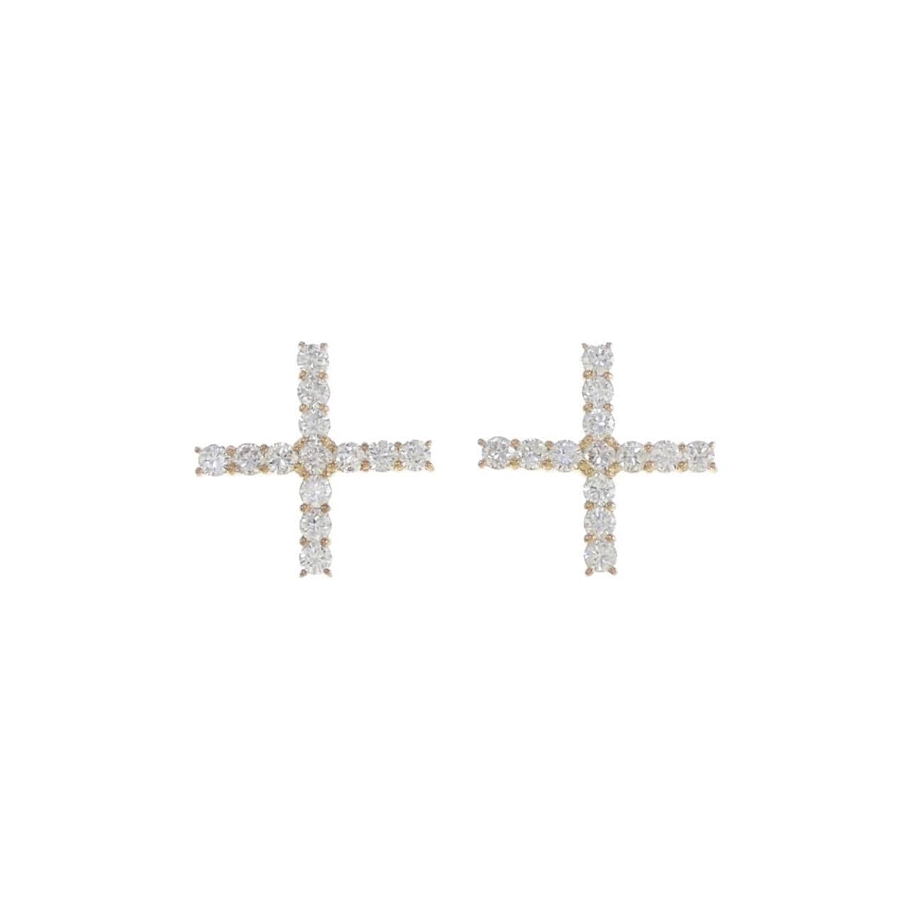 【リメイク】K18YG ダイヤモンド ピアス 0.60CT