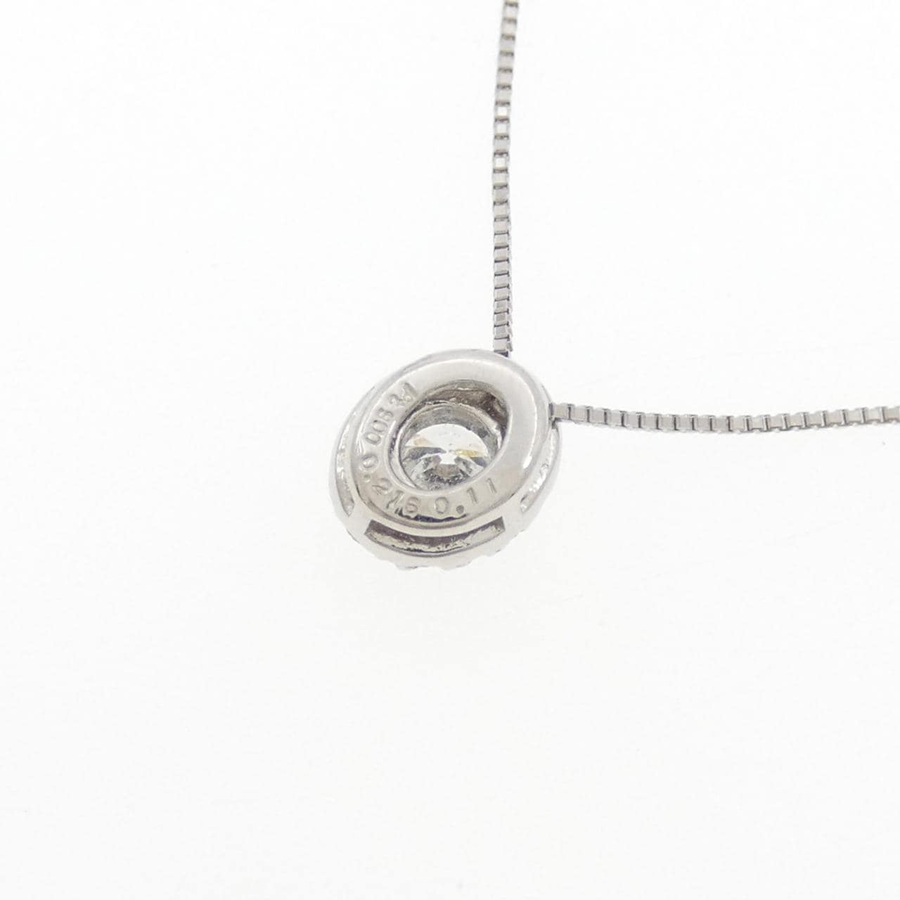 PT900/PT850 ダイヤモンド ネックレス 0.216CT