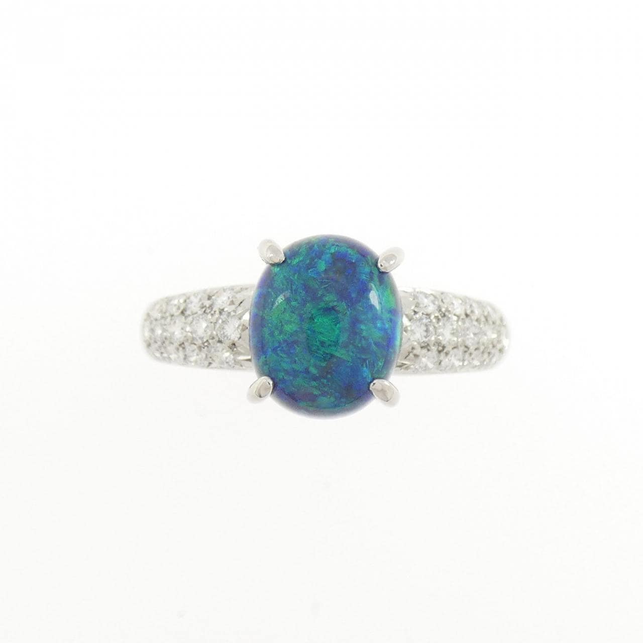 タサキ ブラックオパール リング 1.68CT
