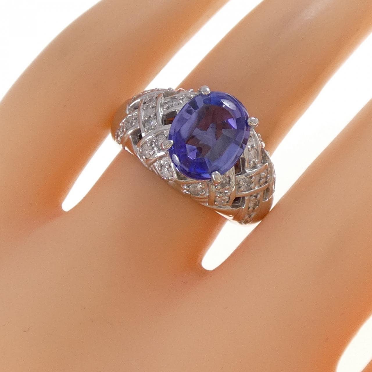 PT900 タンザナイト リング 3.82CT