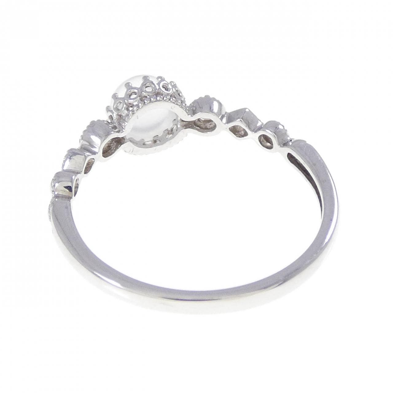 K10WG ムーンストーン リング