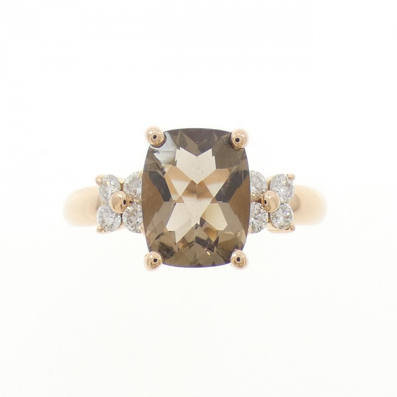 K18PG石英戒指 1.82克拉