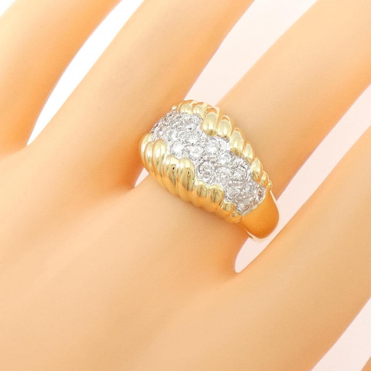 750YG/750WG ダイヤモンド リング