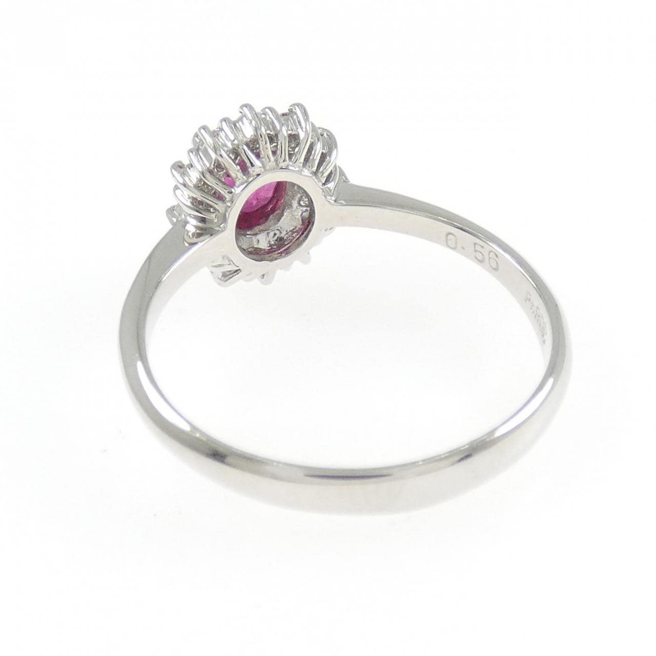 PT900 ルビー リング 0.56CT