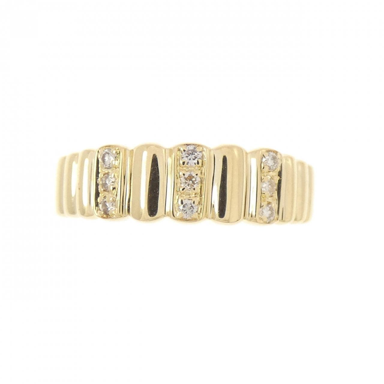 K18YG ダイヤモンド リング 0.09CT